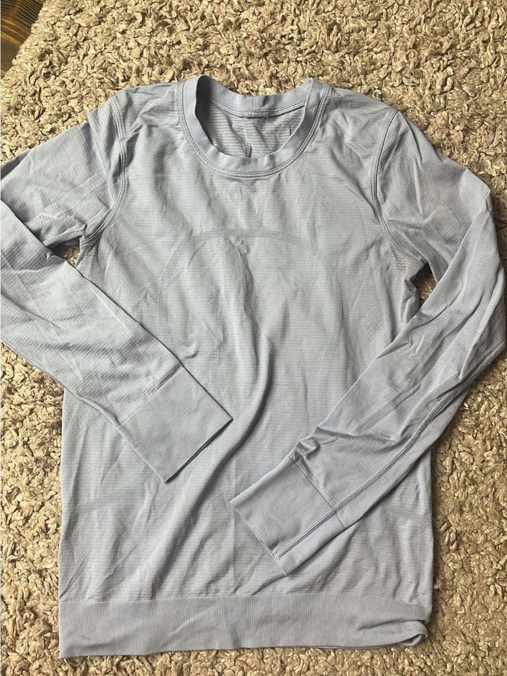 Long Sleeve Crewneck women’s  Shirt - Light purple